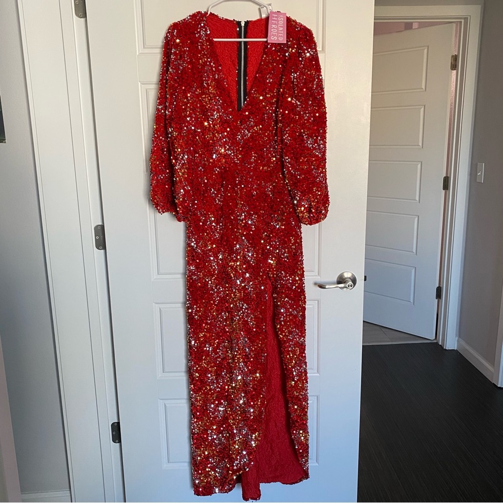 Custom Made Sequin Dress - Picture 3 of 7
